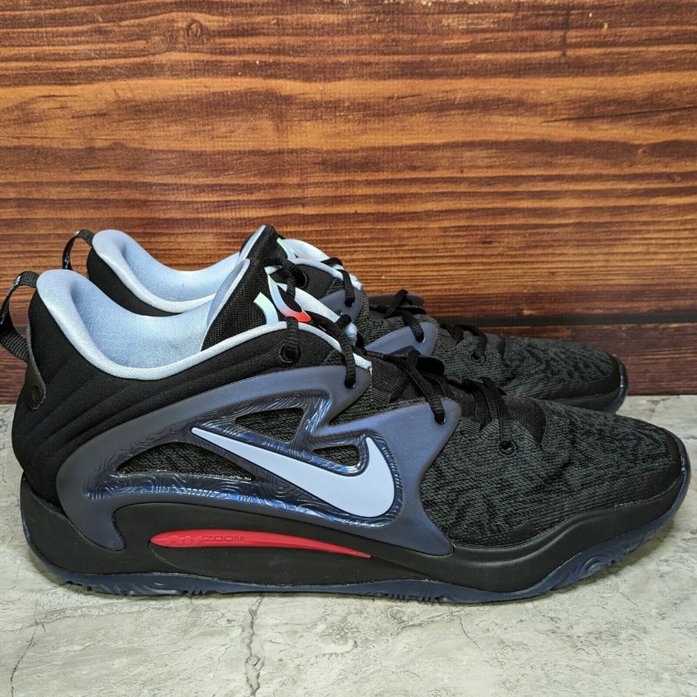 Nike KD15 My Roots Men's 18 Black Royal Crimson Red basketball shoes DC1975-004